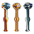 Load image into Gallery viewer, Extended Flow Wig Wag Glass Spoon Pipe - 4.75" / Colors Vary
