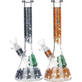 Load image into Gallery viewer, SeshGear Honeycomb Beaker Glass Water Pipe - 9.75" / 14mm F / Colors Vary
