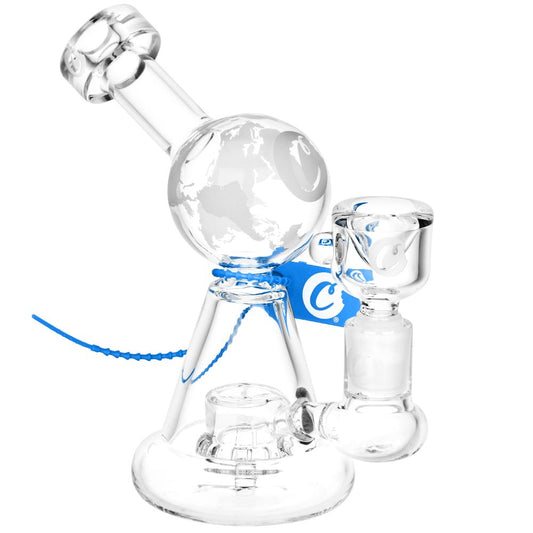 Cookies Globe Glass Water Pipe - 6.5" / 14mm F
