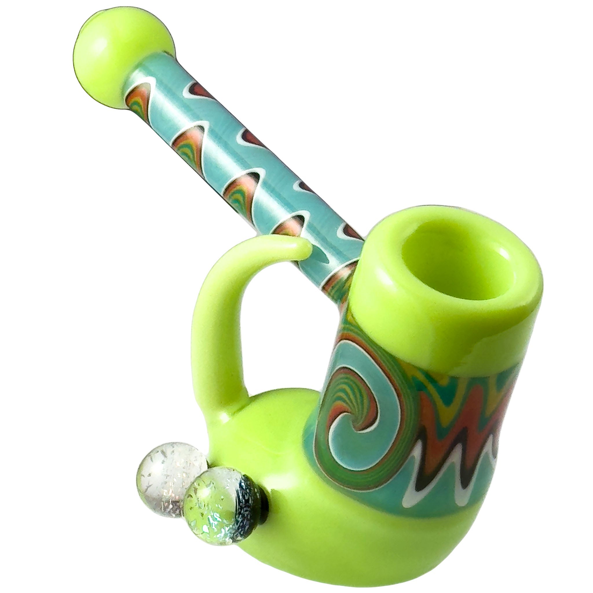 Crush Fang Dual Galaxy Marbles Bubbler Pipe