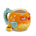 Laad de afbeelding in de Gallery-viewer, Stoned pufferfish mug pipe
