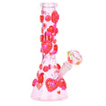 Cargar la imagen en la vista de la galería, Hearts in Hearts Beaker Glass Water Pipe - 10" / 14mm F
