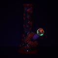 Cargar la imagen en la vista de la galería, Pulsar Kiss My Lips Glow In Dark Beaker Glass Water Pipe - 9.75" / 14mm F
