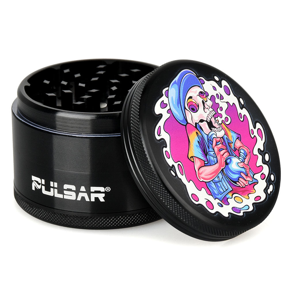 Pulsar Artist Series Metal Grinder - Skullbanger / 4pc / 2.5"