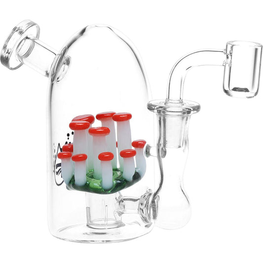 Pulsar Mushroom Mini Glass Dab Rig - 4.75"