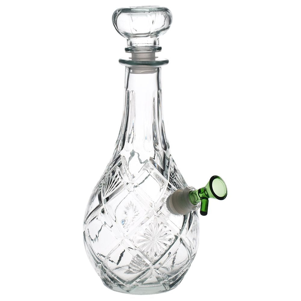 Vintage Decanter Style Glass Water Pipe