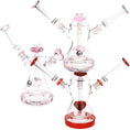 Laad de afbeelding in de Gallery-viewer, Pulsar Date Night: Part 2 Dual Neck Glass Water Pipe | 8.5" | 14mm F
