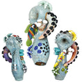 Laad de afbeelding in de Gallery-viewer, EG Glass Under The Sea Glass Hand Pipe
