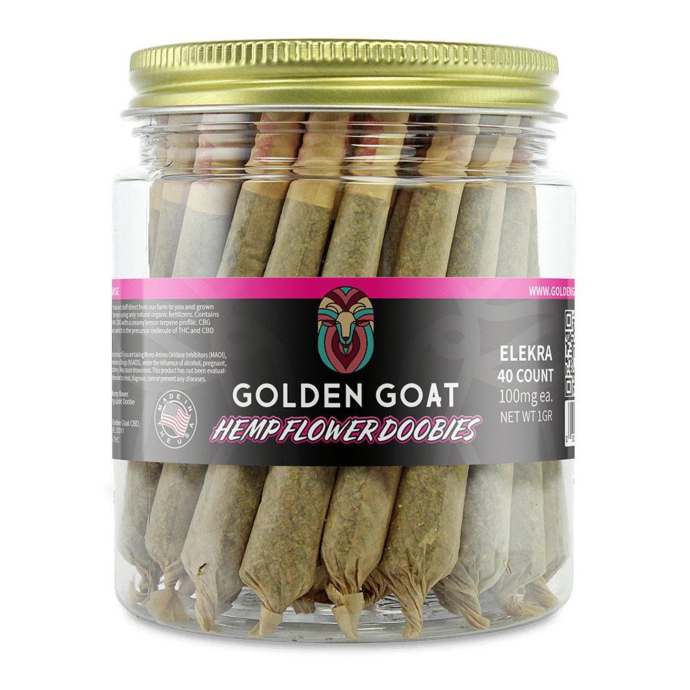 CBD Hemp Flower Jar Doobies – Elektra (40 ct)