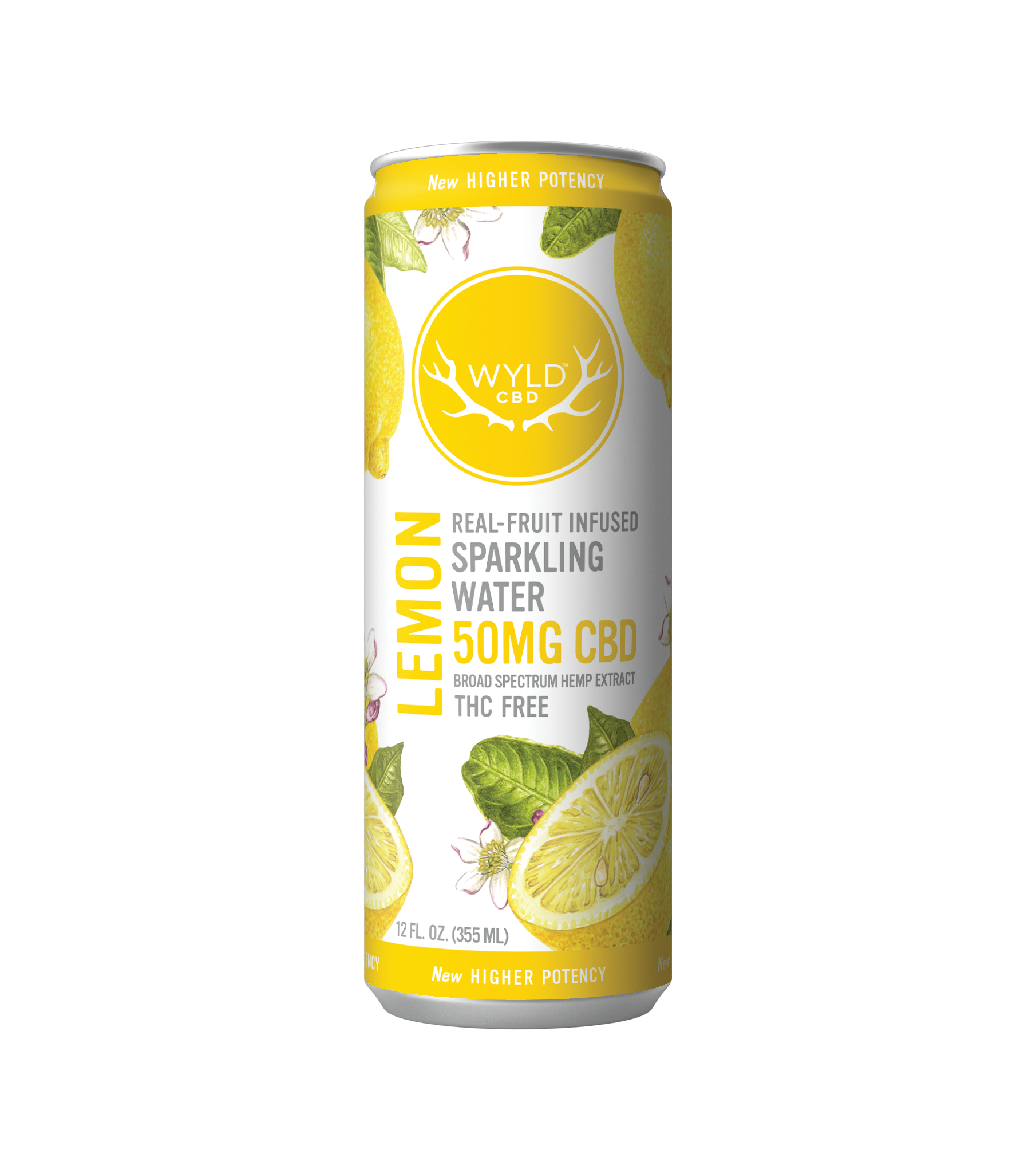 WYLD Real Fruit CBD Infused Sparkling Water