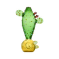 Load image into Gallery viewer, Prickly Pear Cactus Glass Hand Pipe - 5"
