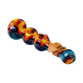 Load image into Gallery viewer, Cheech Glass 5.5" I'm Here To Party Triple Bowl Hand Pipe
