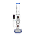 Laad de afbeelding in de Gallery-viewer, High Society | Gemini Premium Wig Wag Waterpipe (Blue)
