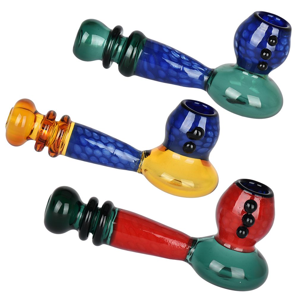 Magic Lamp Honeycomb Glass Hand Pipe