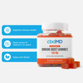 Load image into Gallery viewer, cbdMD CBD & Vitamin C Immunity Boost Gummies - 750MG, 60ct
