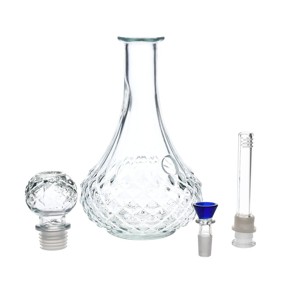 Vintage Decanter Style Glass Water Pipe