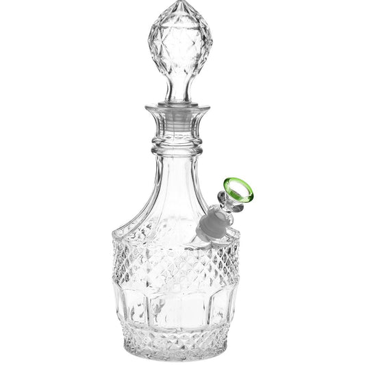 Vintage Decanter Style Glass Water Pipe
