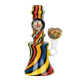 Load image into Gallery viewer, Flowering Spirals Glass Water Pipe
