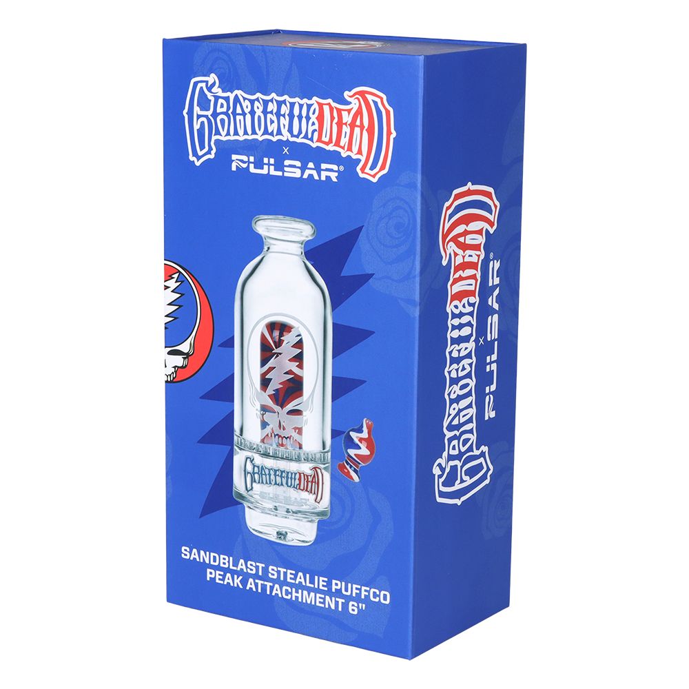 Grateful Dead x blast Stealie Attachment Set for Puffco Peak - 6"