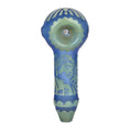 Load image into Gallery viewer, Milkyway Buddha Sandblasted Glass Spoon Pipe | 4.5"
