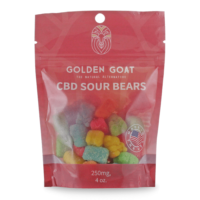 Potent CBD Infused 250MG Gummy Packs Bundles from Golden Goat