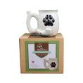 Laad de afbeelding in de Gallery-viewer, Dog Paw Mug - White with Black Paw
