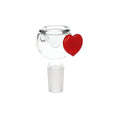 Cargar la imagen en la vista de la galería, Pulsar Valentines Heart Vase Glass Water Pipe - 8.25" / 14mm F
