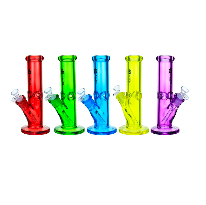 Amiri Glass Mini Straight Tube Water Pipe (8")