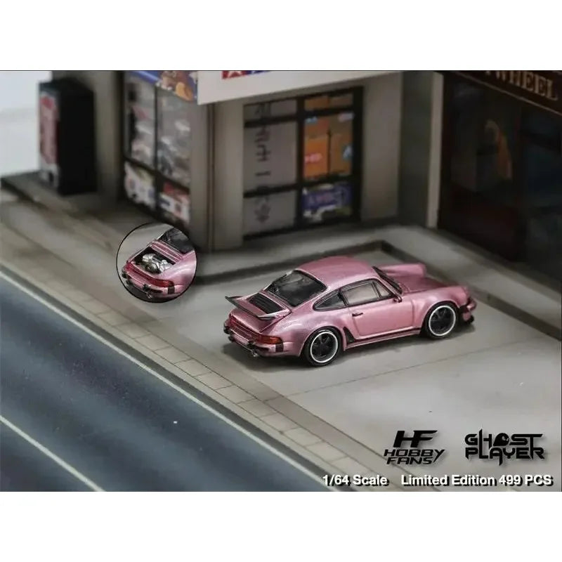 Hobby Fans x Ghost Player 1:64 Singer 930 Turbo Study – Pink Limited Edition