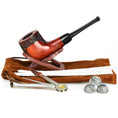 Load image into Gallery viewer, Pulsar Shire Pipes The English | Engraved Billiard Smoking Pipe
