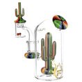 Load image into Gallery viewer, Pulsar Cactus Fantasy Rig Set w/ Cactus Cap & Terp Beads - 5.5" / 14mm F
