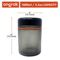 Laad de afbeelding in de Gallery-viewer, Ongrok 1000ml Child Resistant Storage Jar, 1 pack
