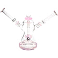 Laad de afbeelding in de Gallery-viewer, Pulsar Date Night: Part 2 Dual Neck Glass Water Pipe | 8.5" | 14mm F
