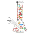 Laad de afbeelding in de Gallery-viewer, Pulsar World Peace Beaker Glass Water Pipe
