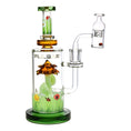 Laad de afbeelding in de Gallery-viewer, Pulsar The Power Of Flower Dab Rig Set w/ Carb Cap | 9" | 14mm F
