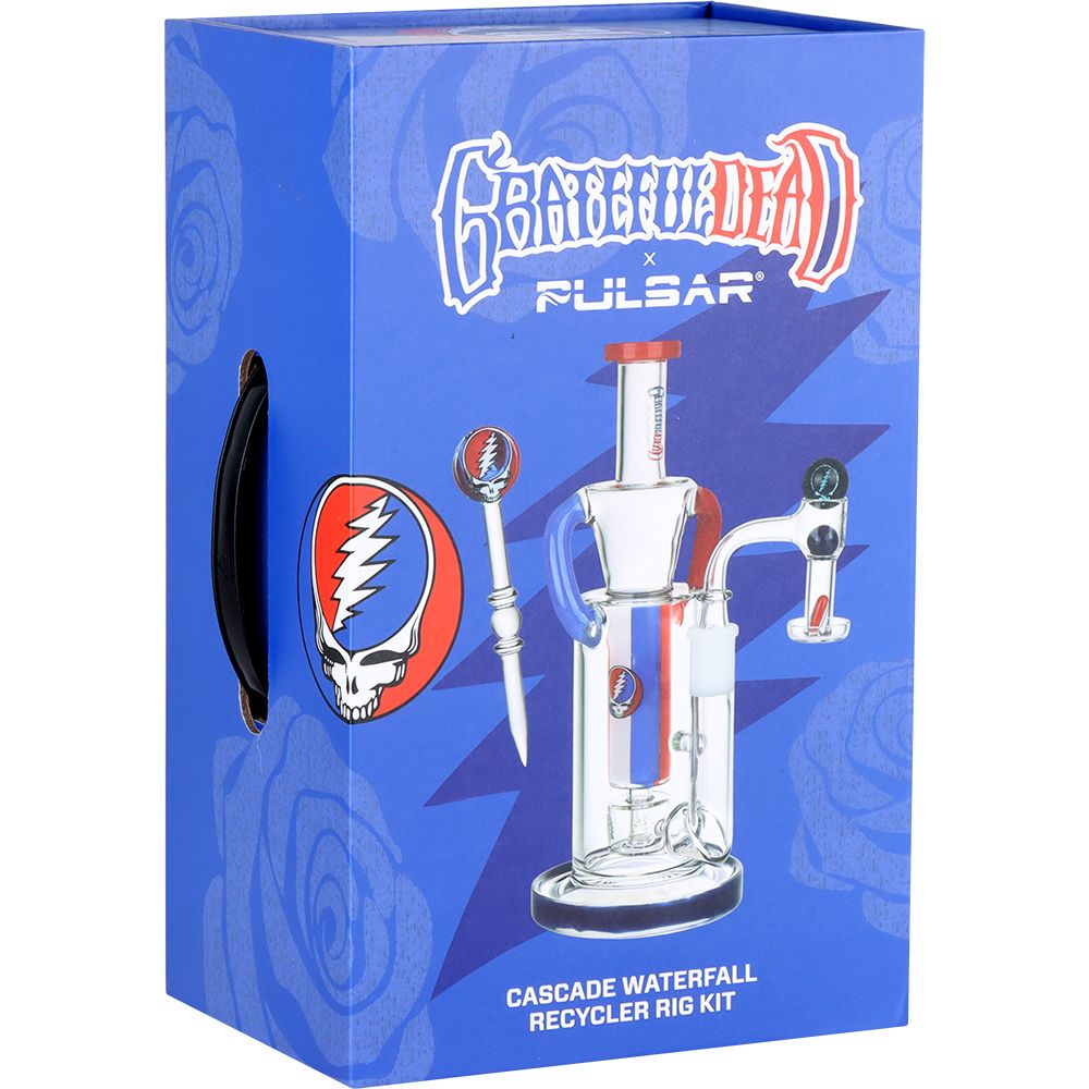 Grateful Dead x Pulsar Cascade Waterfall Recycler Rig Set - 9" / 14mm F