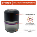 Laad de afbeelding in de Gallery-viewer, Ongrok 80ml Child Resistant Jar | 6 Pack
