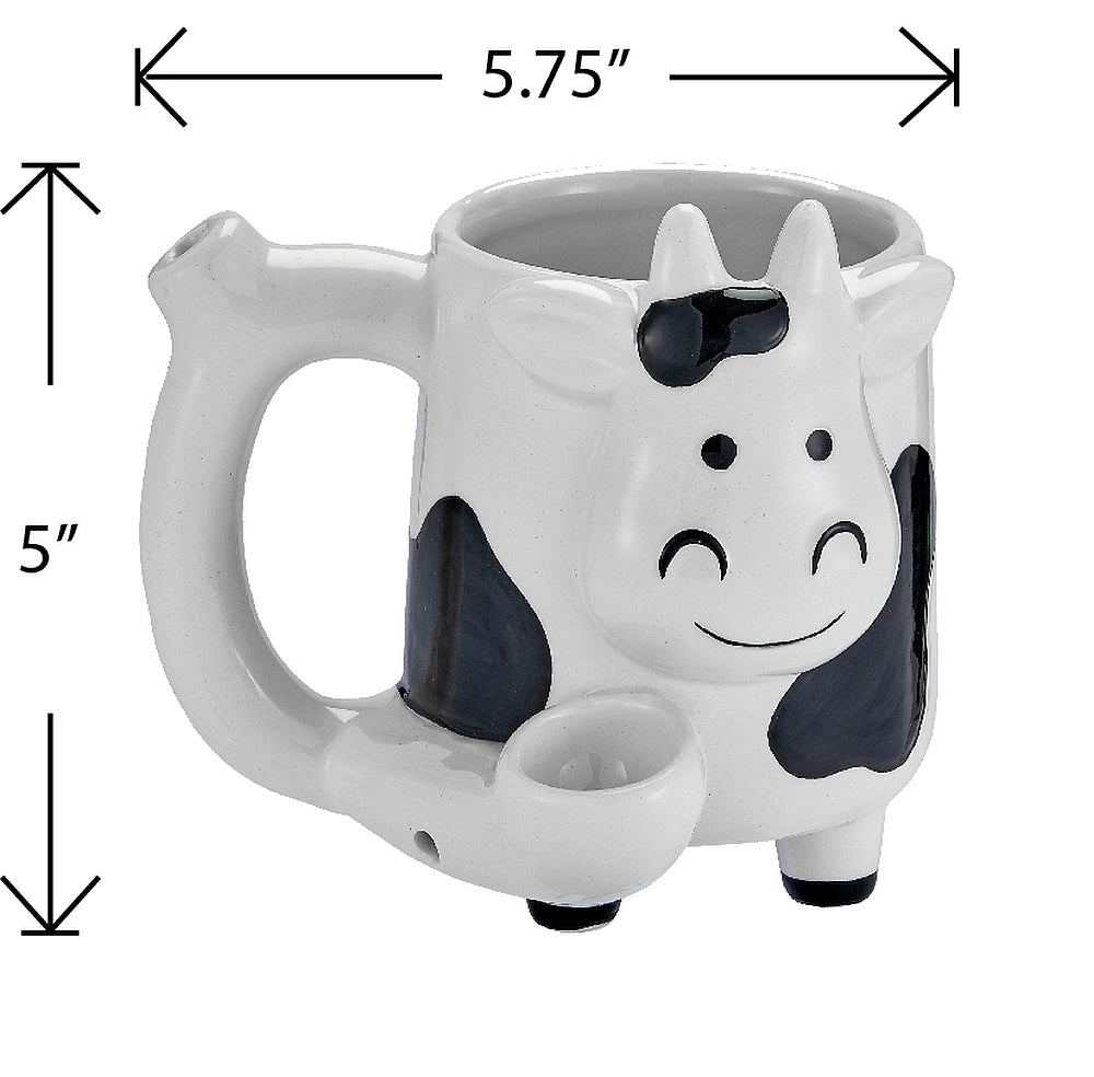 cow bowl and cow mug