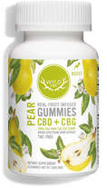 Cargar la imagen en la vista de la galería, WYLD Real Fruit CBD + CBG Gummies Pear - (60MG - 1200MG)
