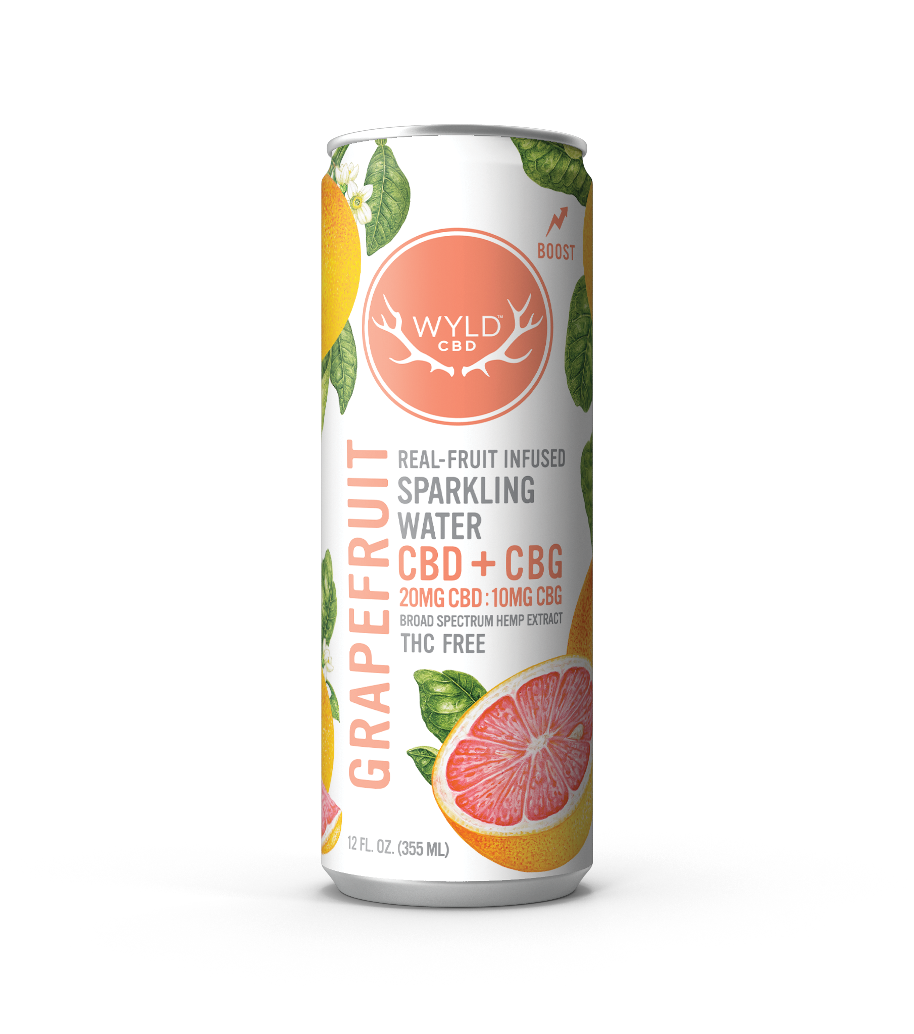 WYLD Real Fruit CBD Infused Sparkling Water