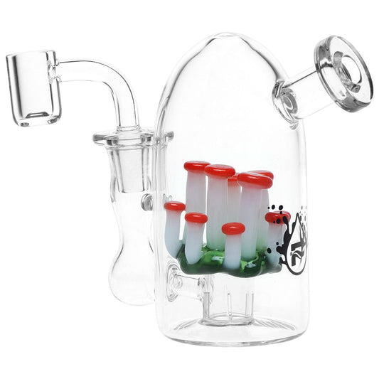 Pulsar Mushroom Mini Glass Dab Rig - 4.75"