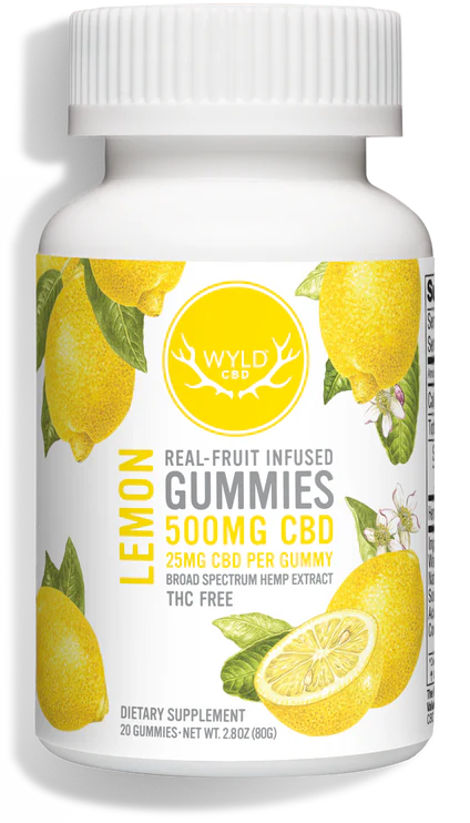 WYLD  CBD Real Fruit Infused CBD Gummies (50MG - 1000MG)