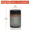 Laad de afbeelding in de Gallery-viewer, Ongrok 500ml Child Resistant Jars, 2 pack
