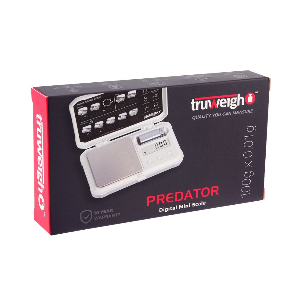 Truweigh Predator Digital Mini Scale | 100g x 0.01g