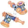 Laad de afbeelding in de Gallery-viewer, Pulsar Looking Glass Side Car Bubbler Pipe - 5" / Colors Vary
