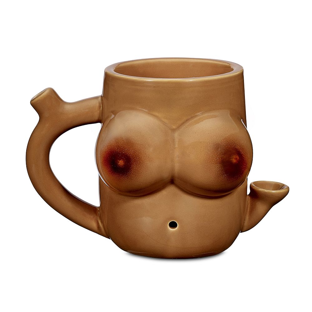 Boob pipe mug - Dark skin