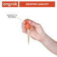 Laad de afbeelding in de Gallery-viewer, Ongrok Glass Dropper Jars, 6 pack
