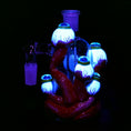 Load image into Gallery viewer, All Eyes on You Glow in the Dark Ash Catcher - 4.5" / 14mm M
