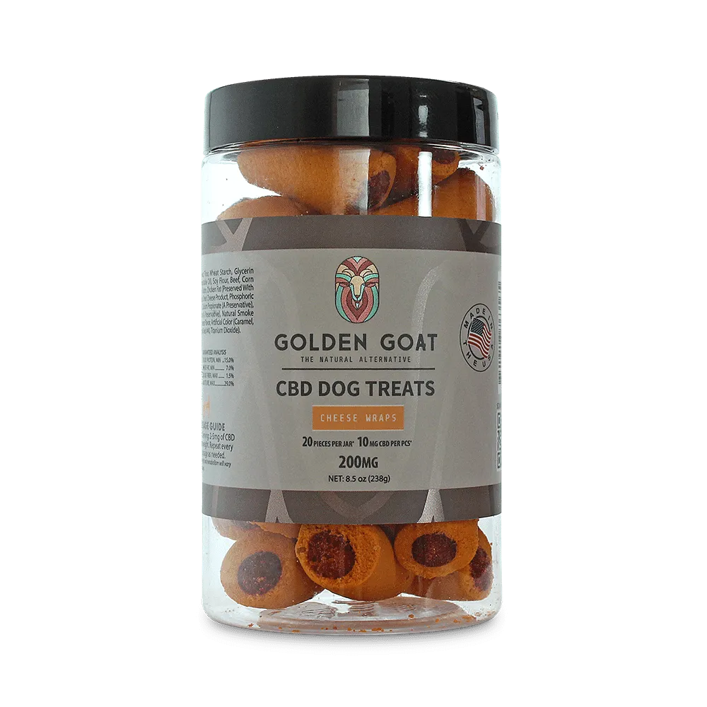 CBD Dog Treats 200MG for Relaxation and Stress by Golden Goat