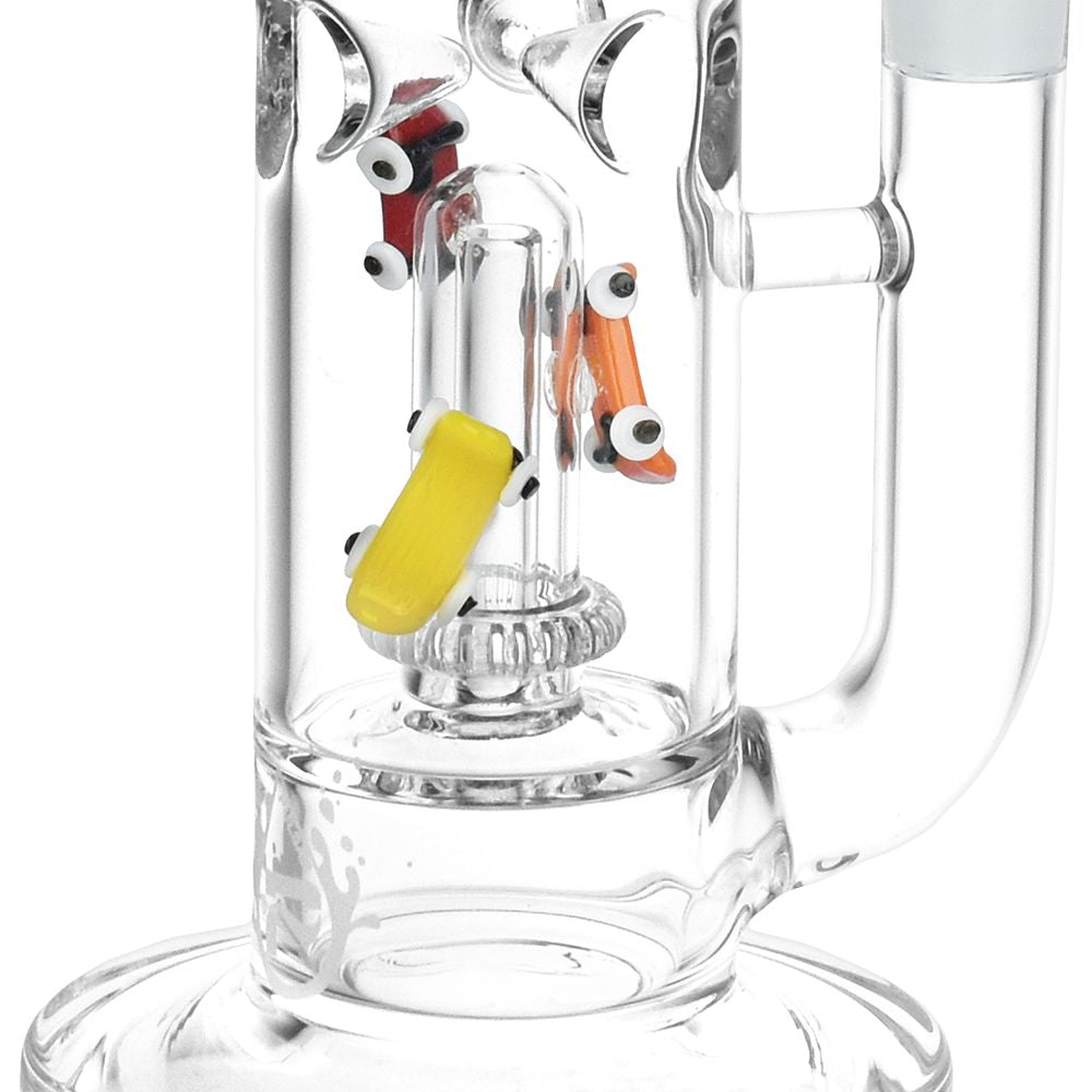 Pulsar Skate or Die Straight Tube Glass Water Pipe